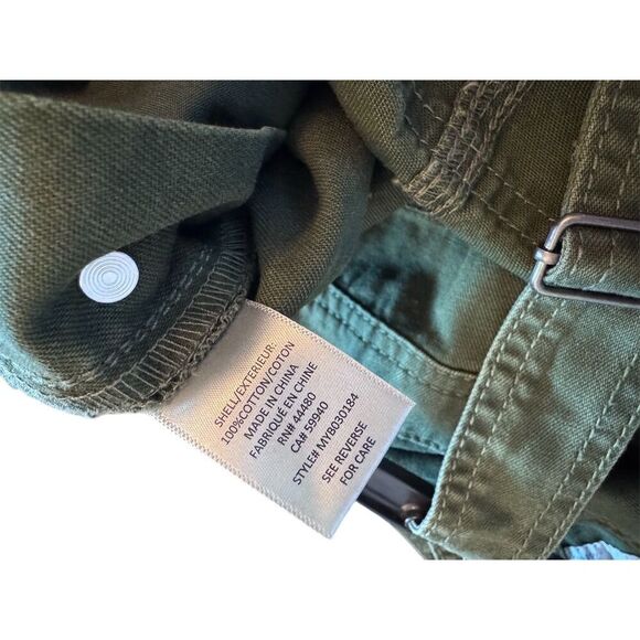 Tinseltown Women's Green Denim Overalls Size XS Adjustable Straps - Picture 13 of 13